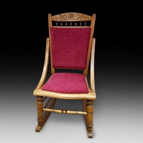 Satin Birch Childs Rocking Chair