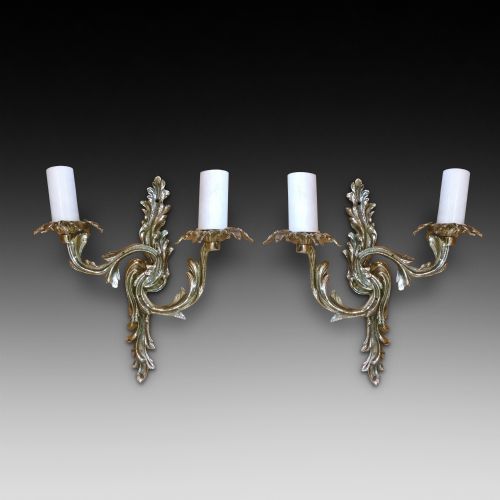 Pair of Rococo Style Wall Lights