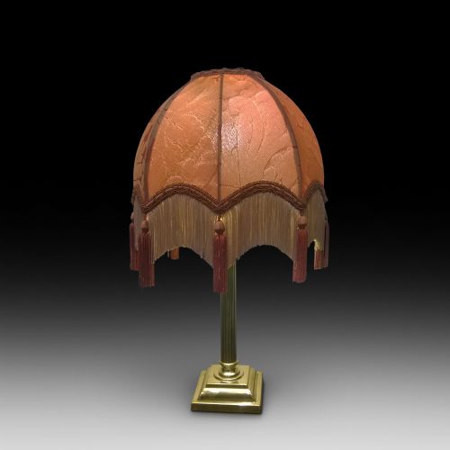 Edwardian Brass Table Lamp
