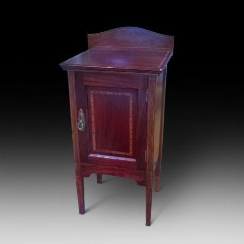 Edwardian Mahogany Bedside Cabinet