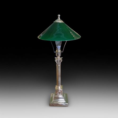 Edwardian Brass Table Lamp