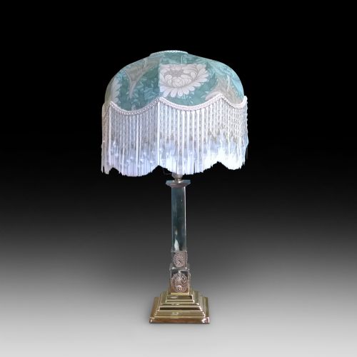 Edwardian Brass Table Lamp