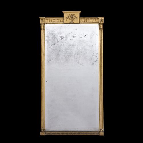 George III Adam Period Gilt Wall Mirror