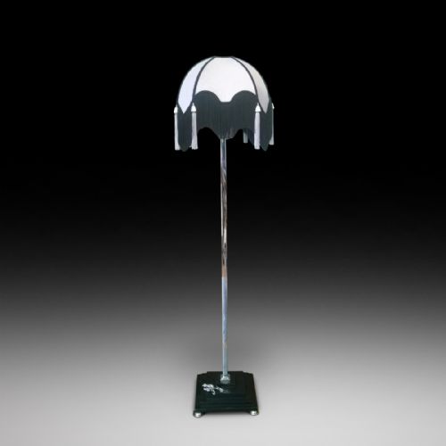 Art Deco Chrome Lamp Standard