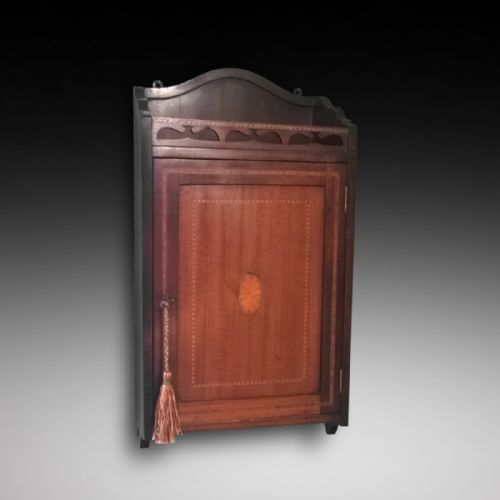 Edwardian Mahogany Wall Cabinet