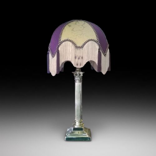 Edwardian Brass Table Lamp