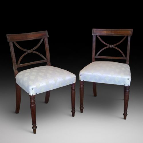 Pair of Early 19th Century Mahogany Dining Chairs