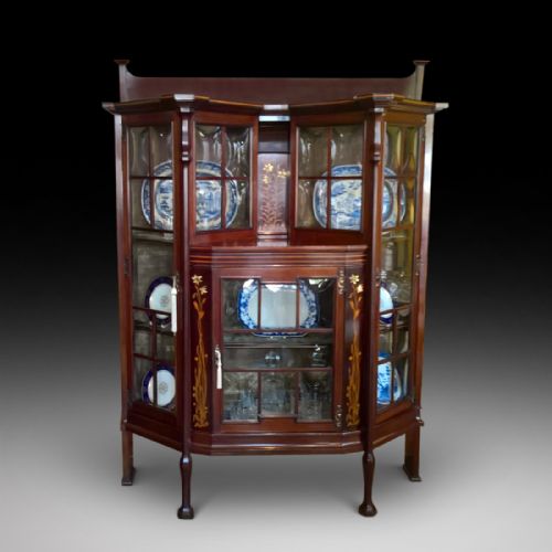 Shapland and Petter Mahogany Display Cabinet