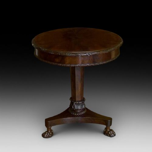 William IV Mahogany Drum Table