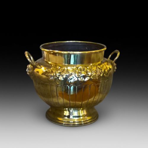 Late Victorian Brass Jardinière/planter