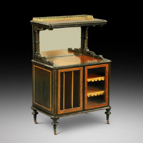 A Victorian Amboyna Music Canterbury/watnot