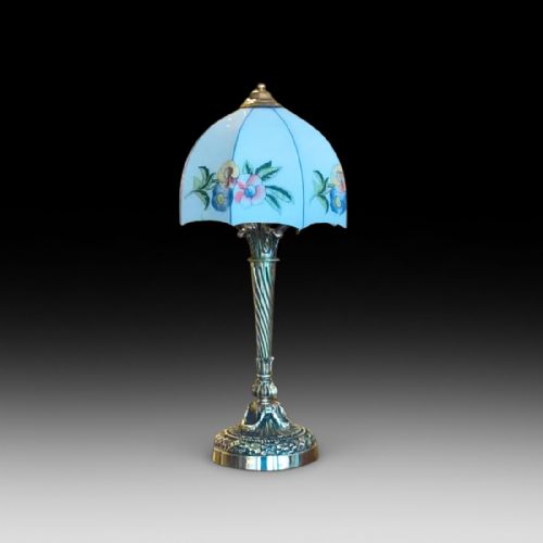 Edwardian Brass Table Lamp