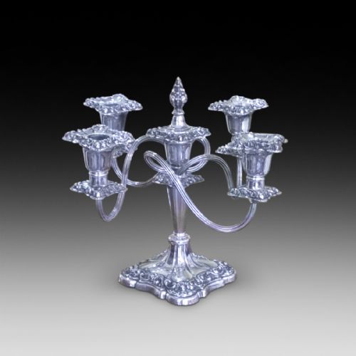 Victorian Silver Plated Candelabra