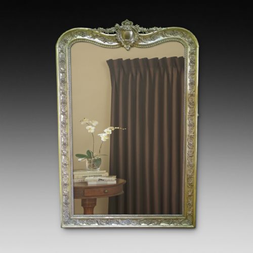 Impressive Victorian Carved Giltwood Overmantle Mirror