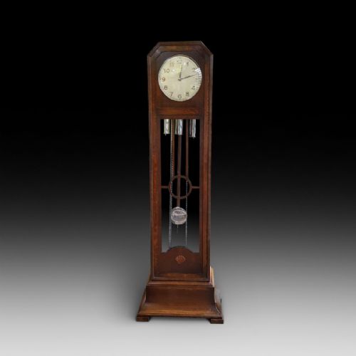 Good Quality Oak Art Deco Longcase Clock