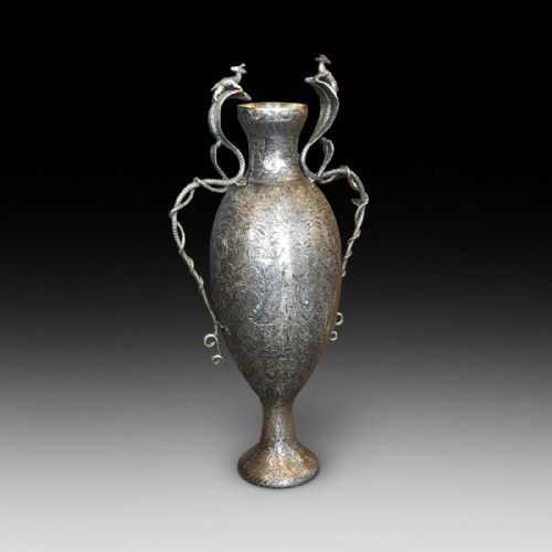 Large Indian Brass Vase C.1900