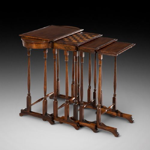Regency Rosewood Quartetto of Tables