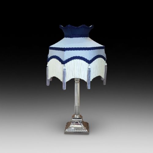 Edwardian Silver Plated Table Lamp