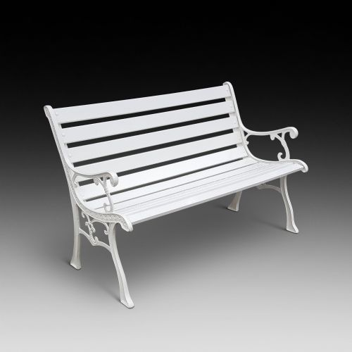 1930'S Cast Iron Bench