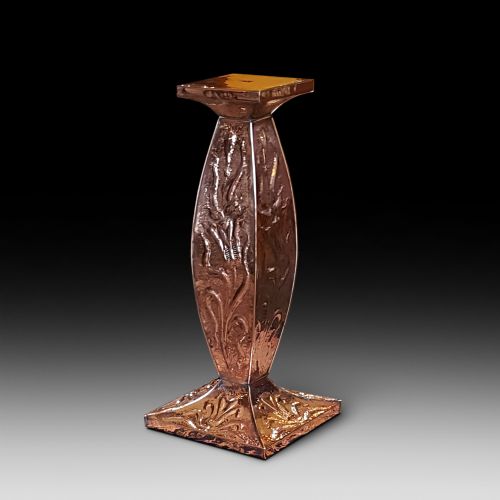 Arts & Crafts Beaten Copper Jardiniere Stand