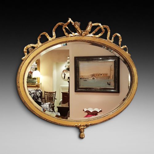 Late 19th Century Ribbon Tie Mirror