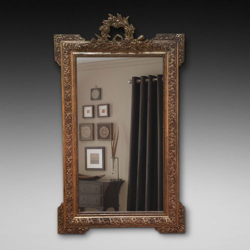 Edwardian Giltwood Wall Mirror