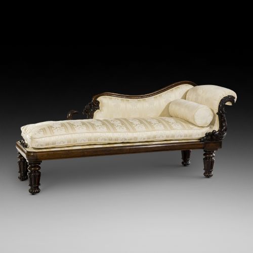 Willam IV Rosewood Chaise Lounge