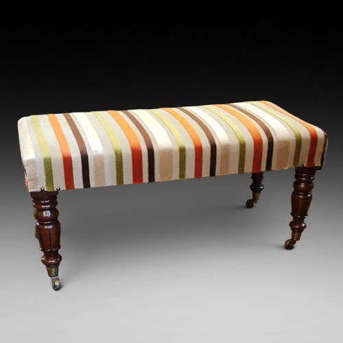 William IV Mahogany Foot Stool