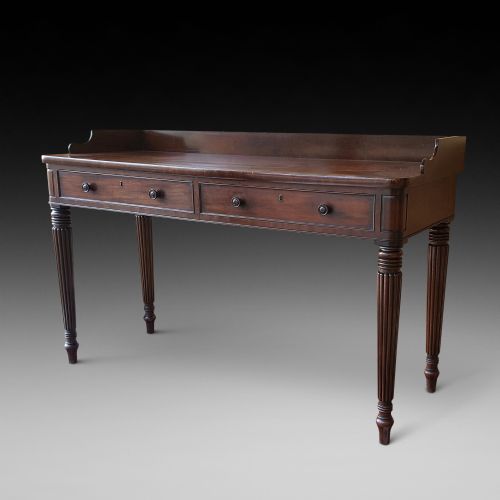 Regency Mahogany Console Table