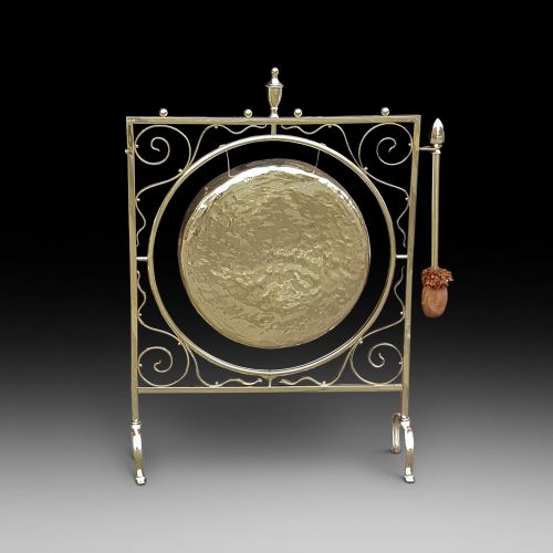 Art Nouveua Brass Gong