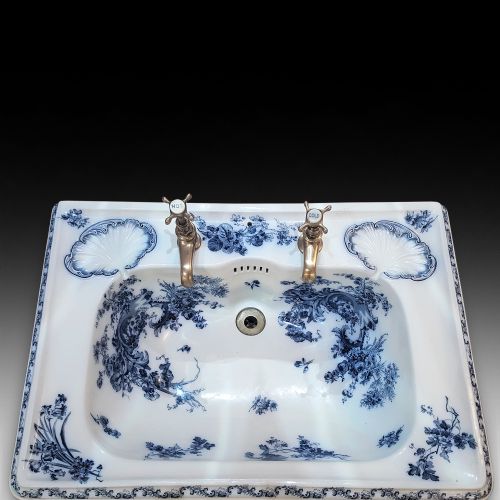 High Victorian Porcelain Sink