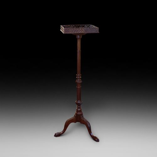 Edwardian Mahogany Torchere
