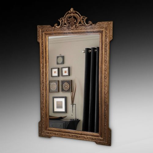 English Gilt Composition Wall Mirror