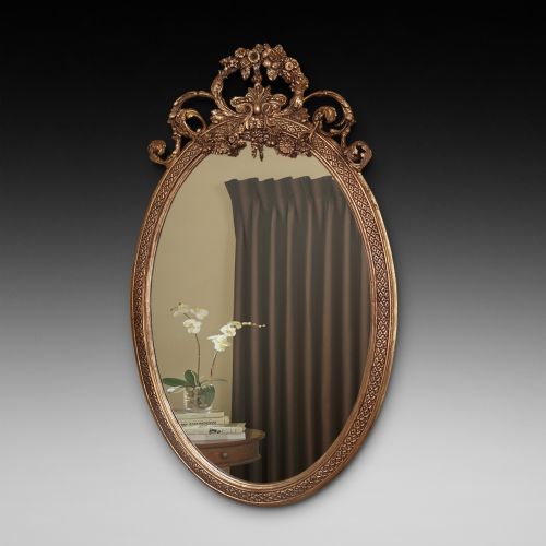 19thc Giltwood and Gesso Mirror