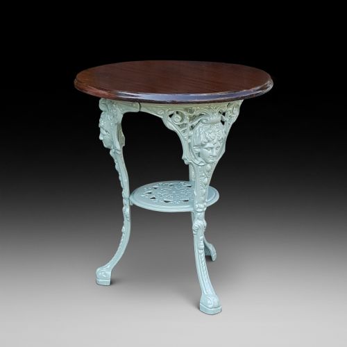 Late Victorian Cast Iron Garden Table