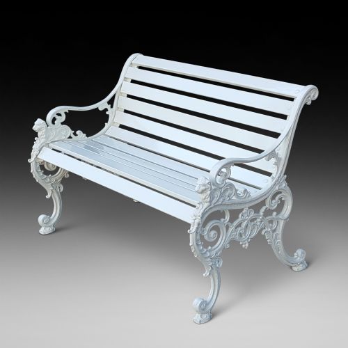 19th Century Cast Iron Bench