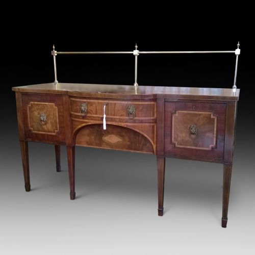 Geoge III Mahogany Breakfront Sideboard