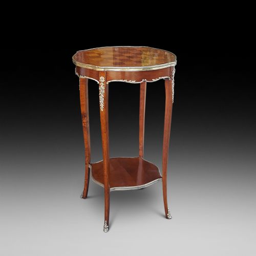 Victorian Rosewood and Satinwood Chess Topped Table