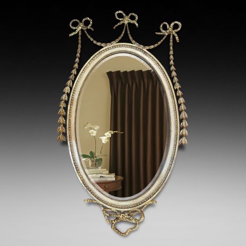 19thc Adam Style Wall Mirror