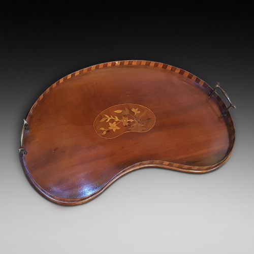 Edwardian Mahogany Kidney Shaped
