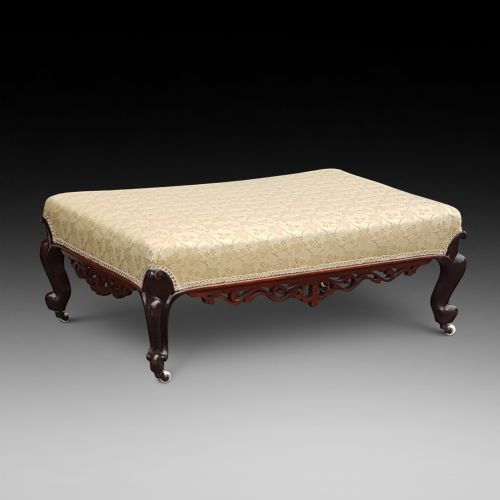 Victorian Rosewood Hearth Stool