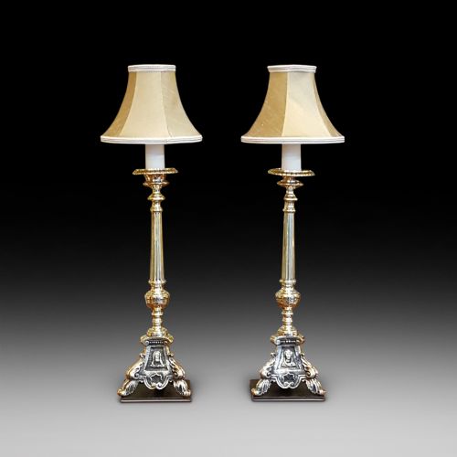 Pair of 19thc French Table Lamps