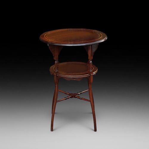 Edwardian Inlaid Rosewood Occasional Side Table