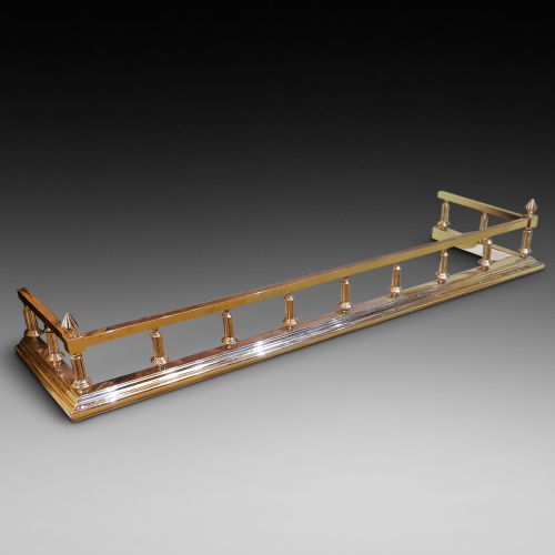 Edwardian Brass Fender
