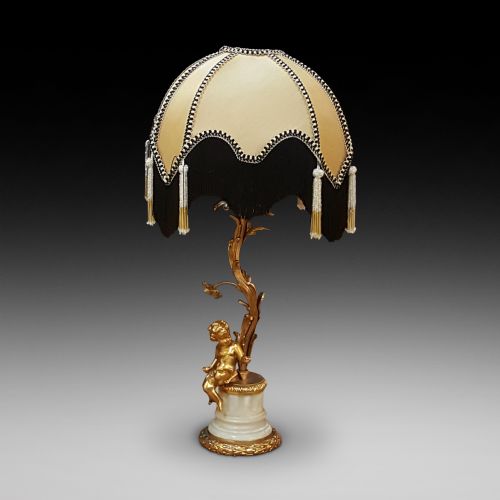 Gilt Metal Table Lamp