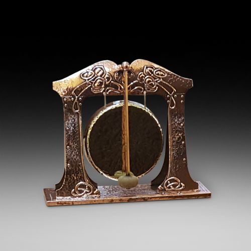 Arts & Crafts Copper and Brass Dinner Gong