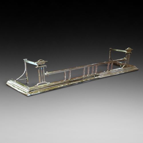Late 19thc Brass Fender