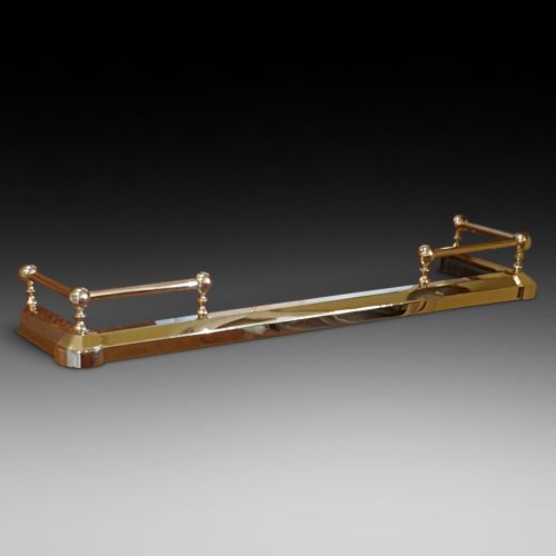 Edwardian Brass Fender