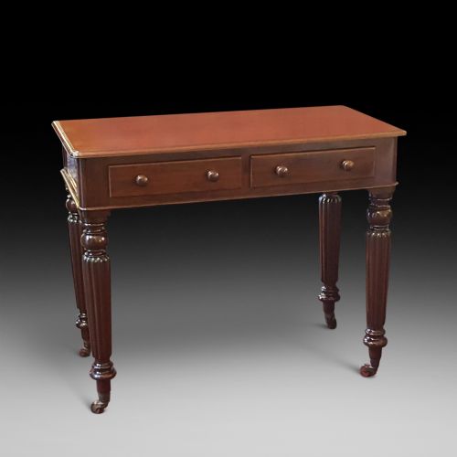 Early 19thc Mahogany Hall Table