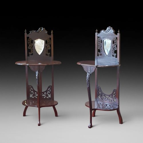 Pair of Late Victorian Mahogany Bedside Tables